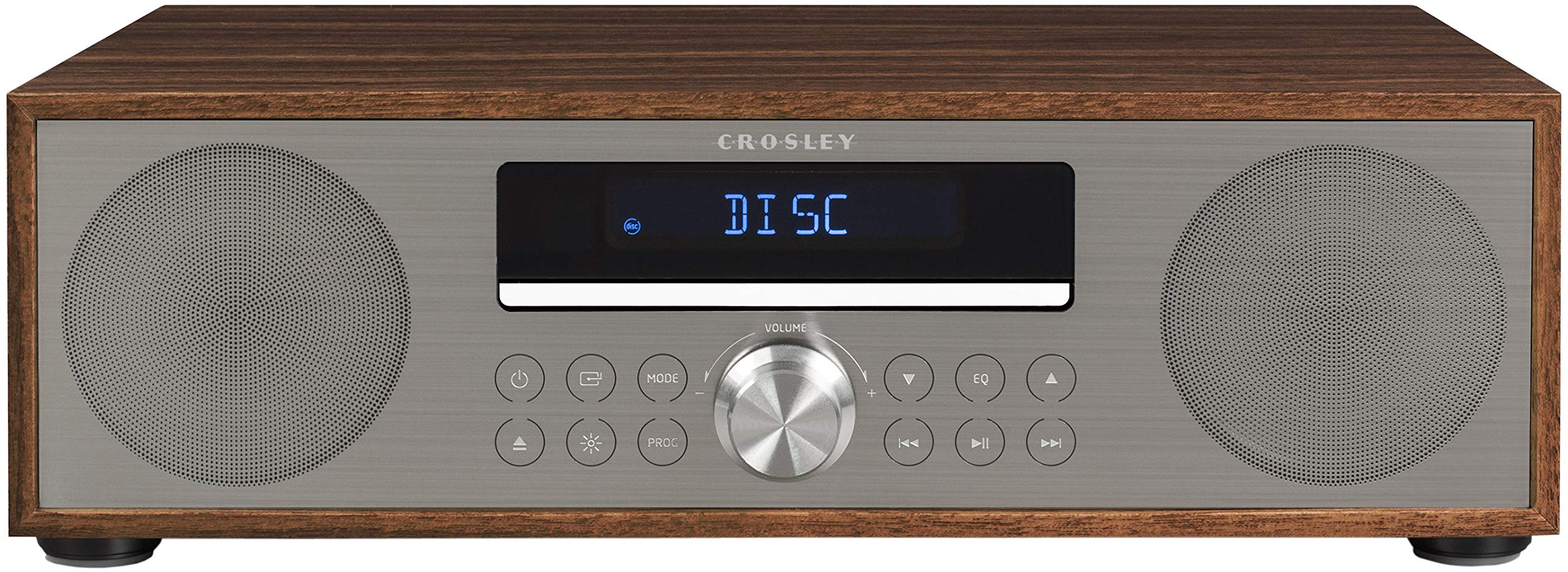 Crosley CR3501A-WA Fleetwood Bluetooth FM Clock Radio & CD Player
